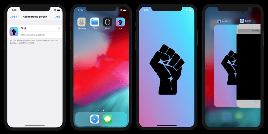 PWA splash screen and icon generator